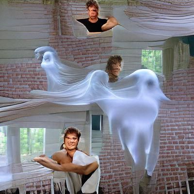 Ethereal Ghostly Figure Fades Into Mist