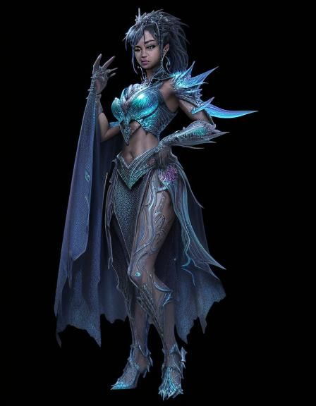 Hyperrealistic Dragon Sith Lord Shantae in Fantasy Art