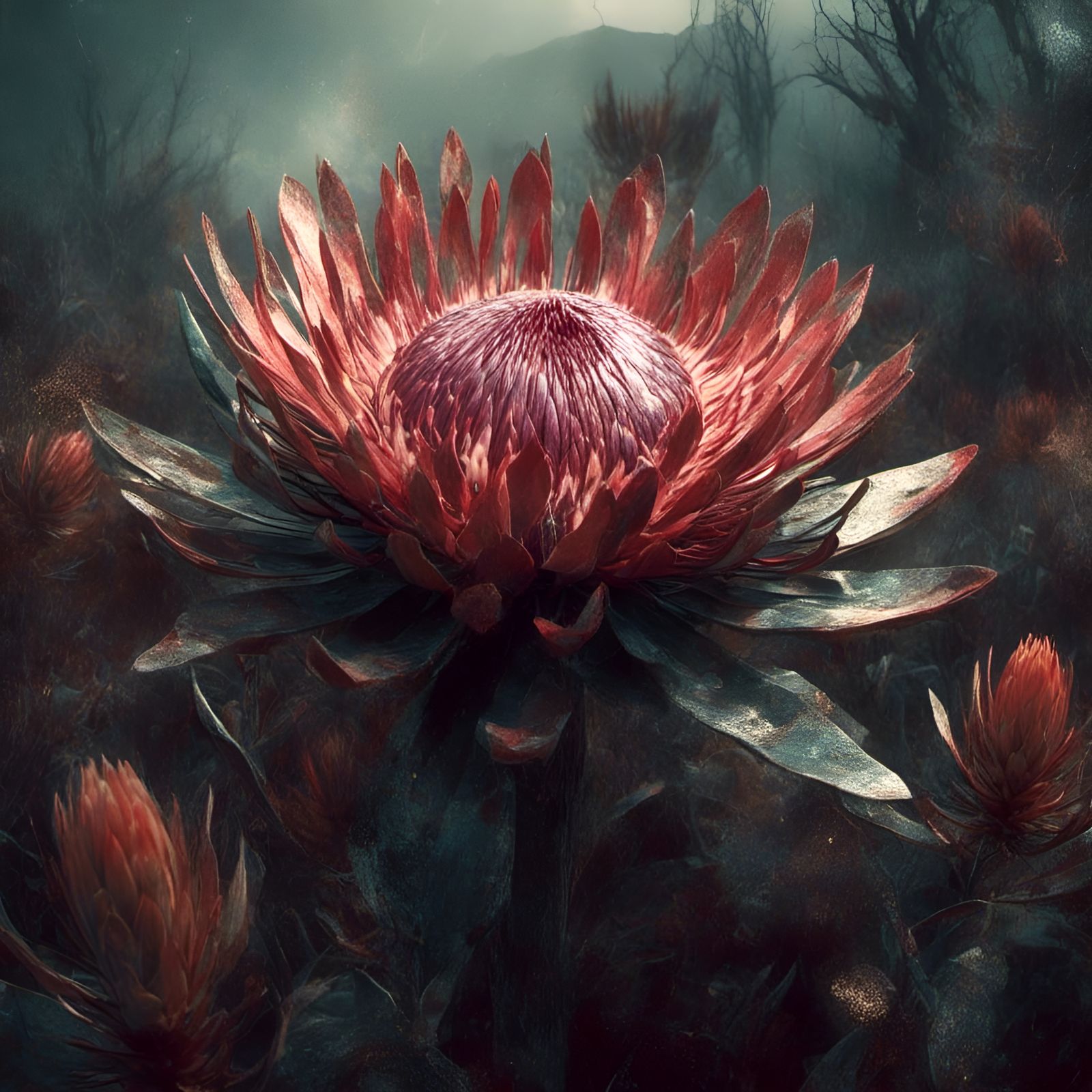 The King Protea, (Protea cynaroides) - South-Africa