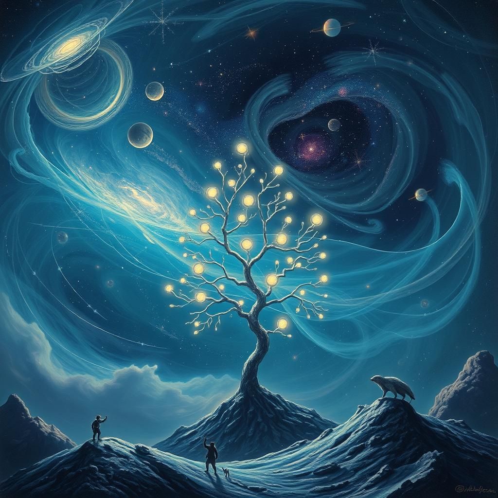 Ethereal Tree of Life in a Cosmic Landscape