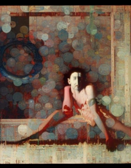 Dreamy Monster in Pop Art Photography Style