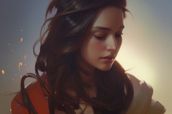 Detailed Portrait with Dynamic Lighting in 8K