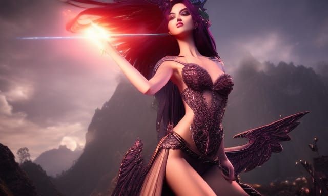 Post-Apocalyptic Warrior Goddess