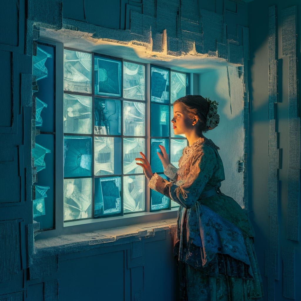 Captivating 3D Scene with X-Raycoupage Window