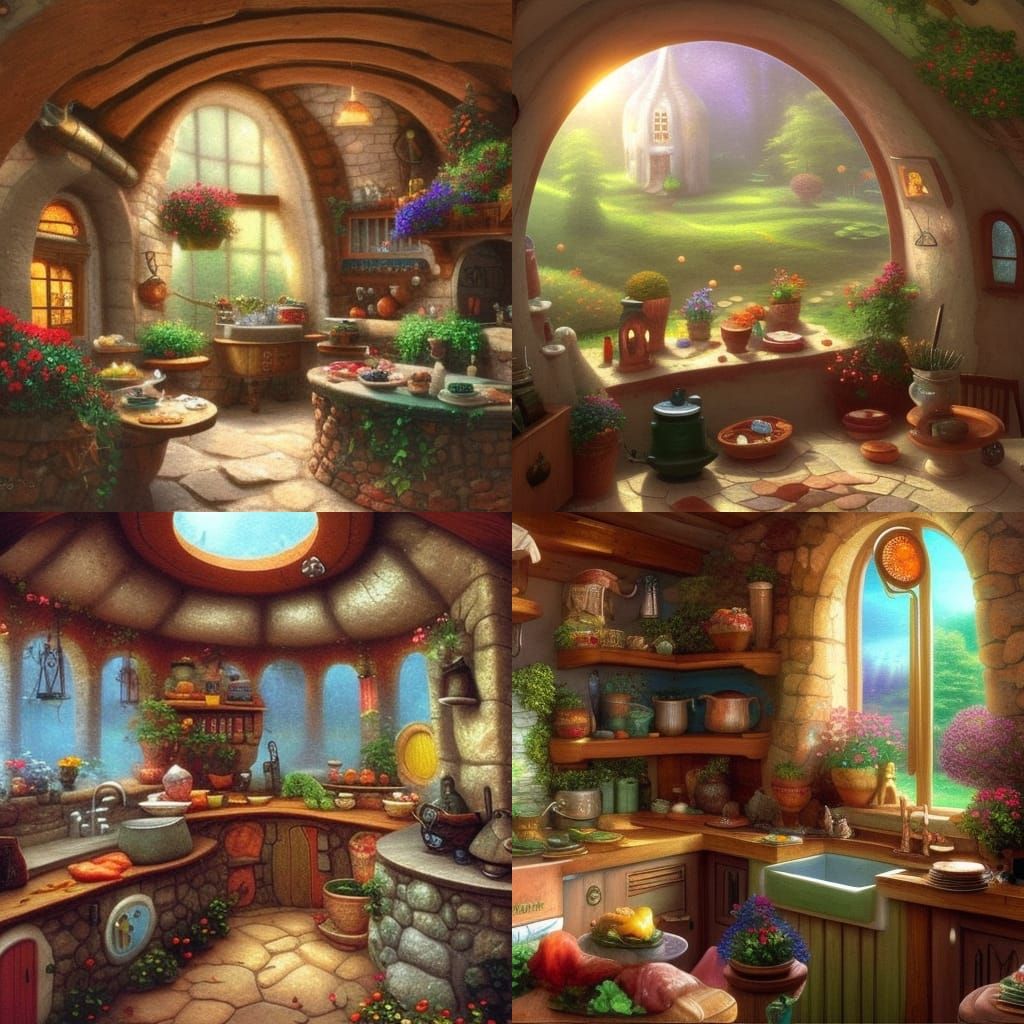 Gnome's Kitchen in Round House, Ethereal Fantasy