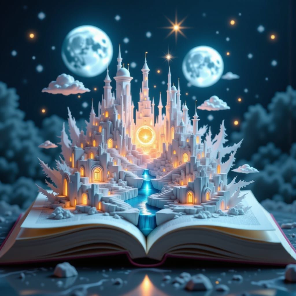 Miniature Sci-Fi World Emerges from Pop-Up Book