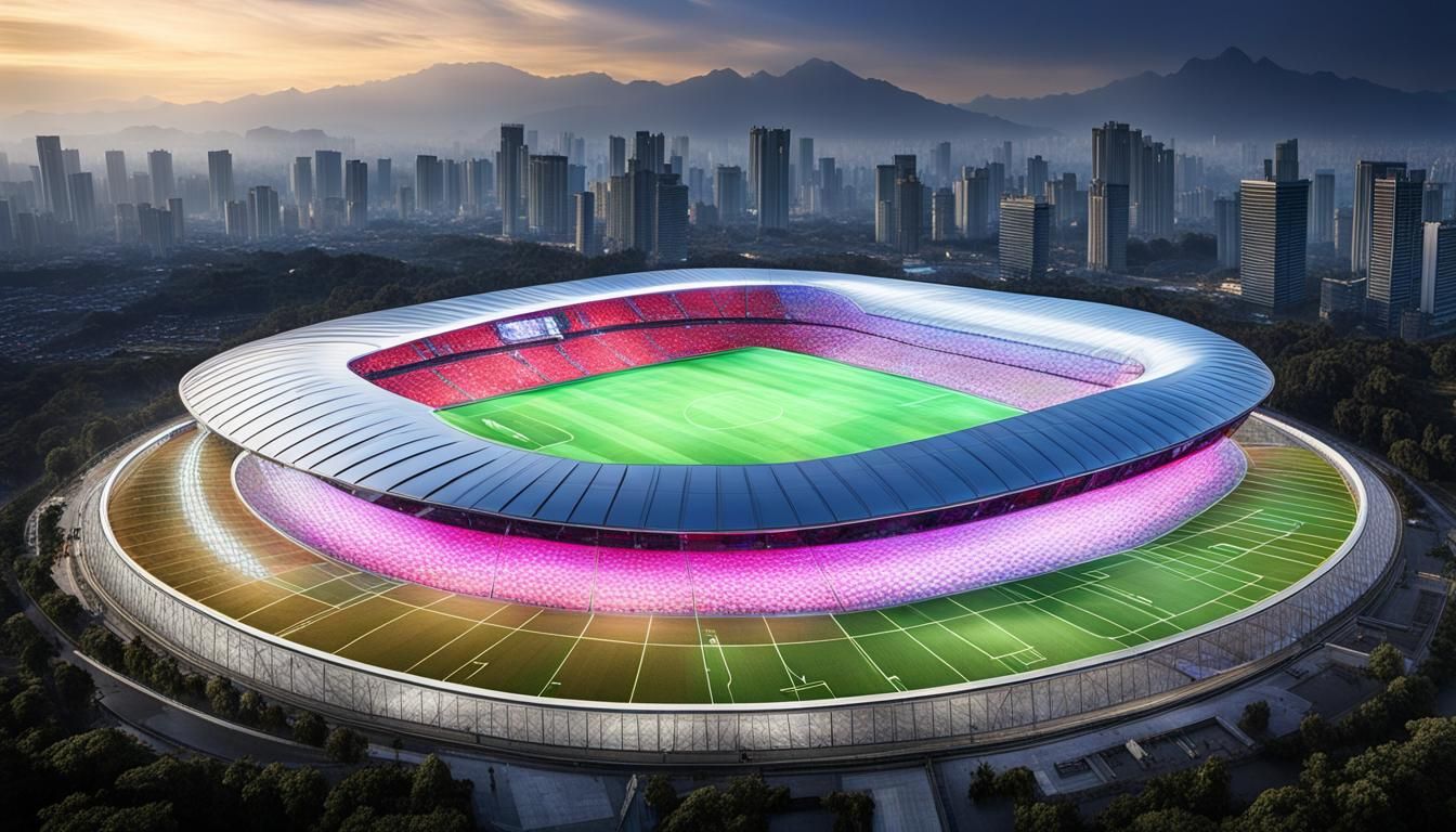 Futuristic Football Stadium in Central Java