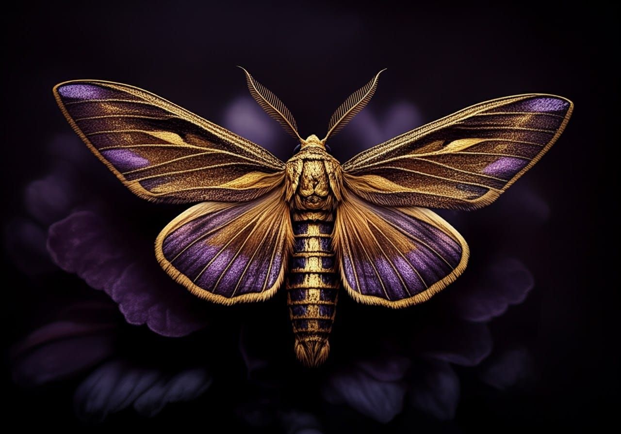 Golden Tear Moth