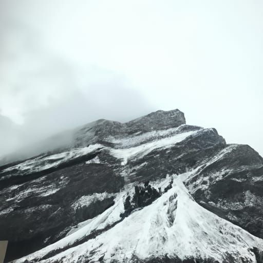 Snow-Capped Mountain Landscape
