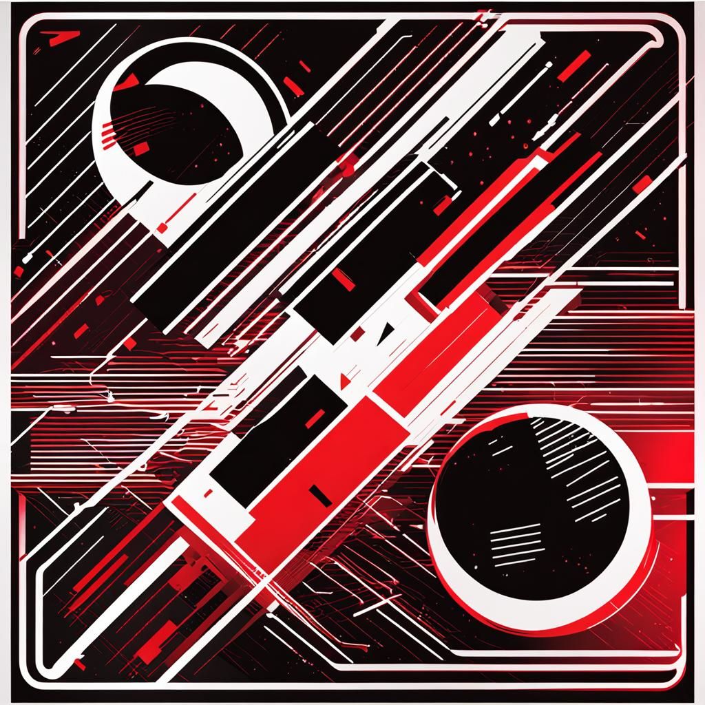 Dynamic Two Player Versus Graphic Poster