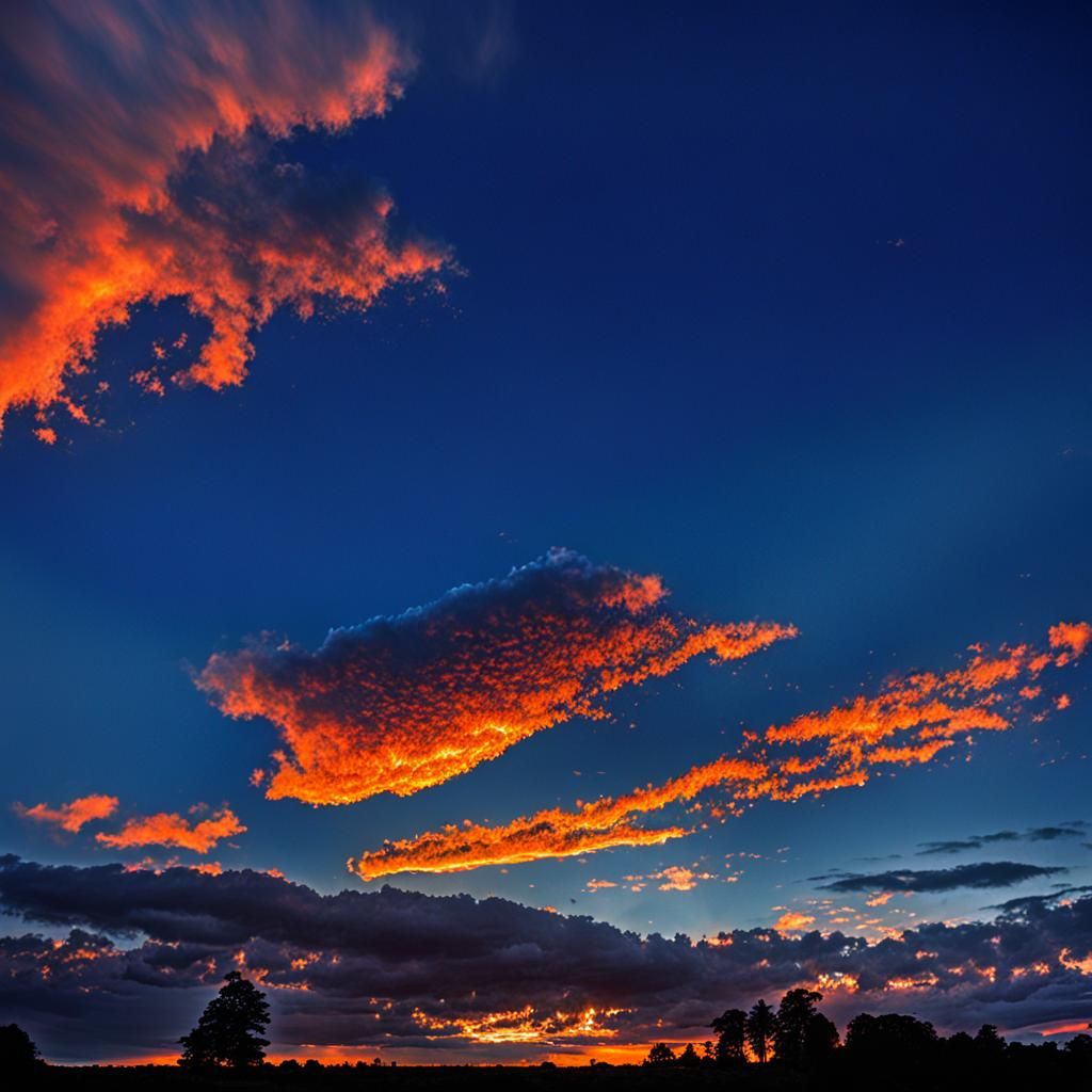 Spectacular Fire Sky Phenomenon