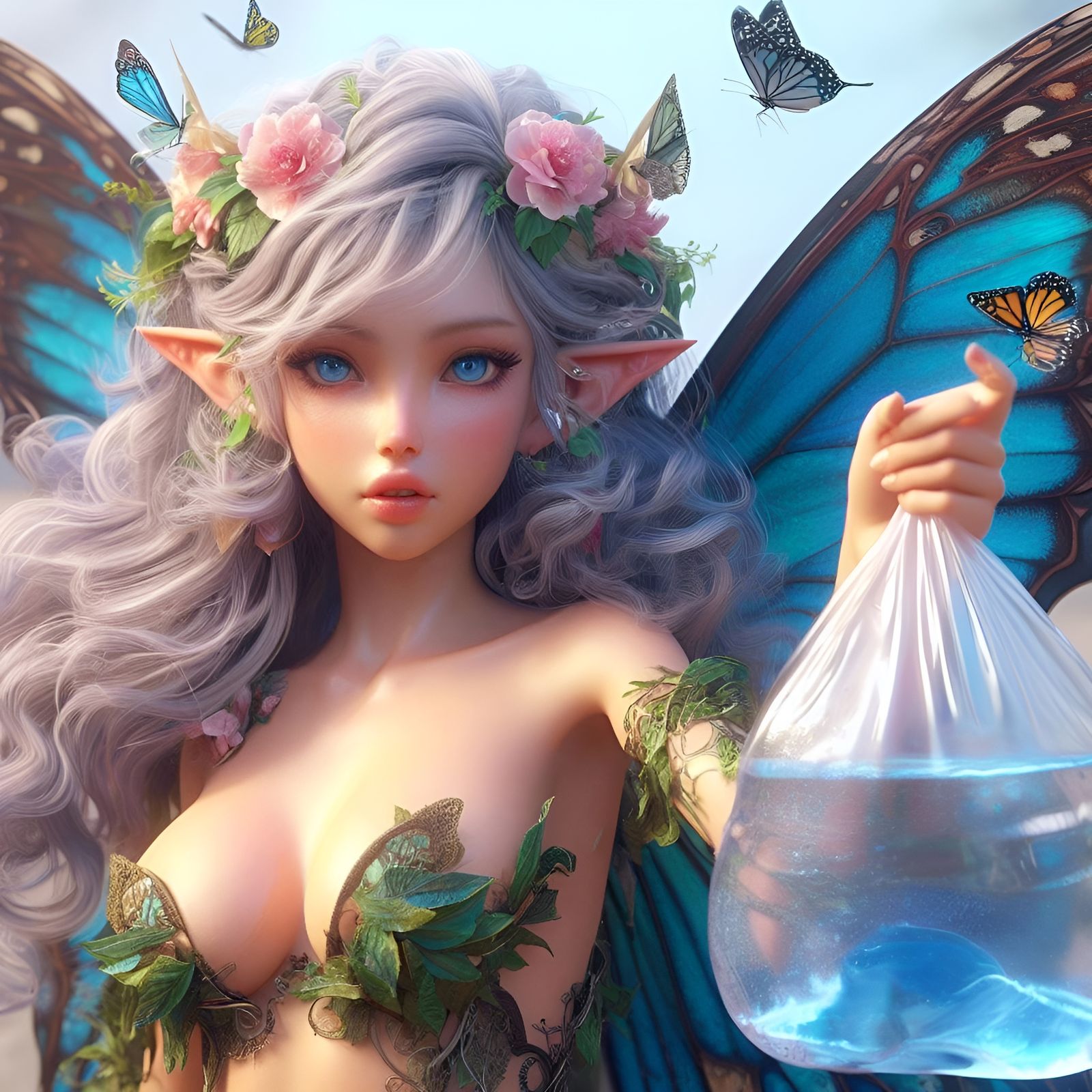 Abstract Image Generated From Simple Prompt