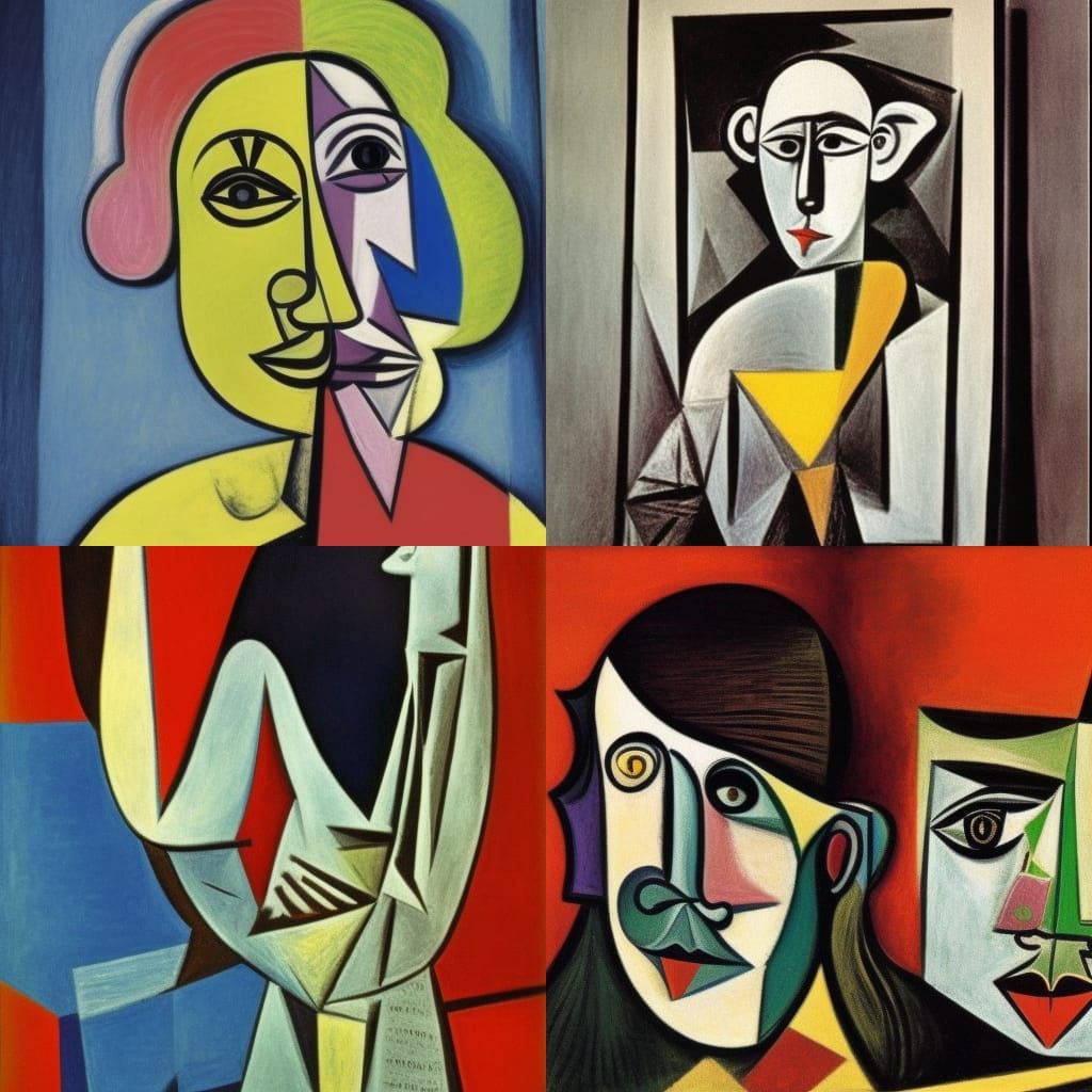 Picasso Style Abstract Expression