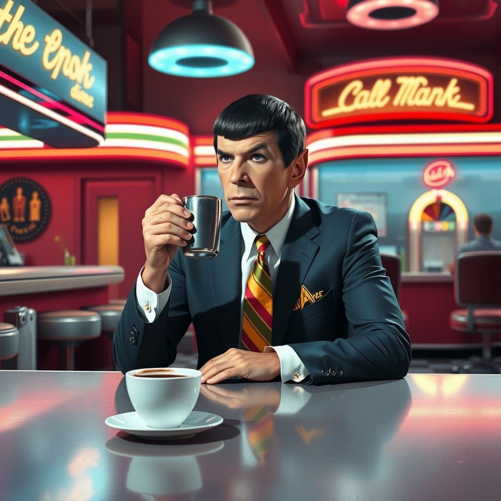 Spock at a Diner