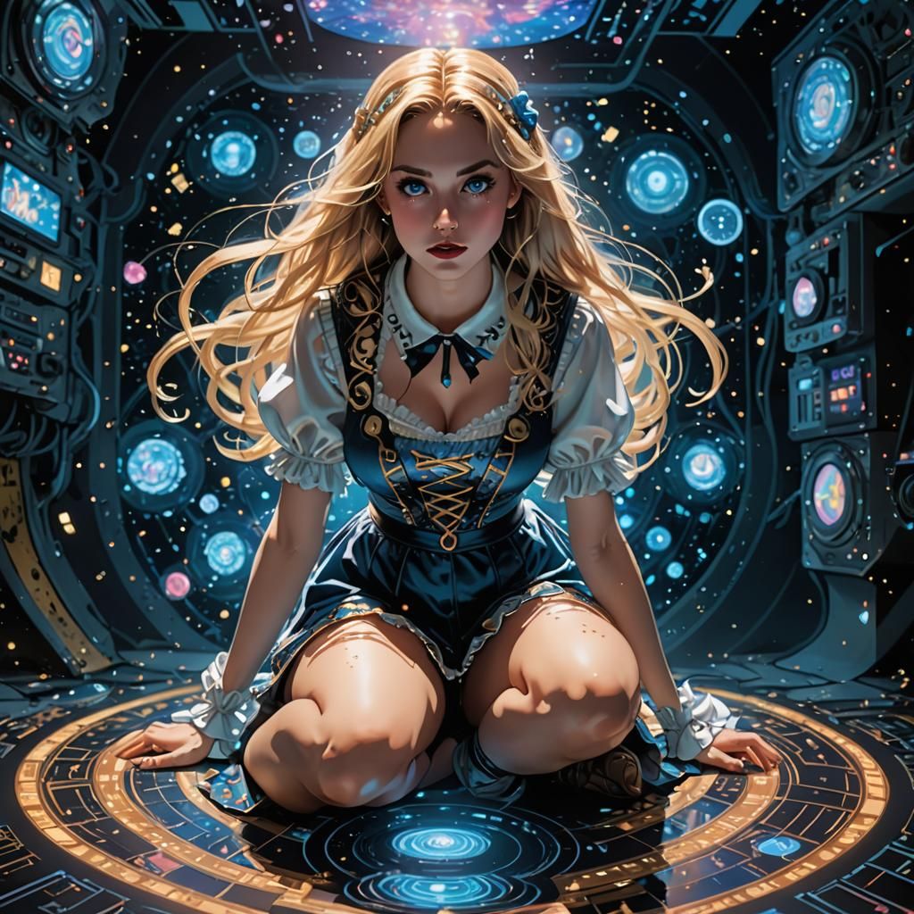 Alice in Wonderland: 90s Cartoon Style