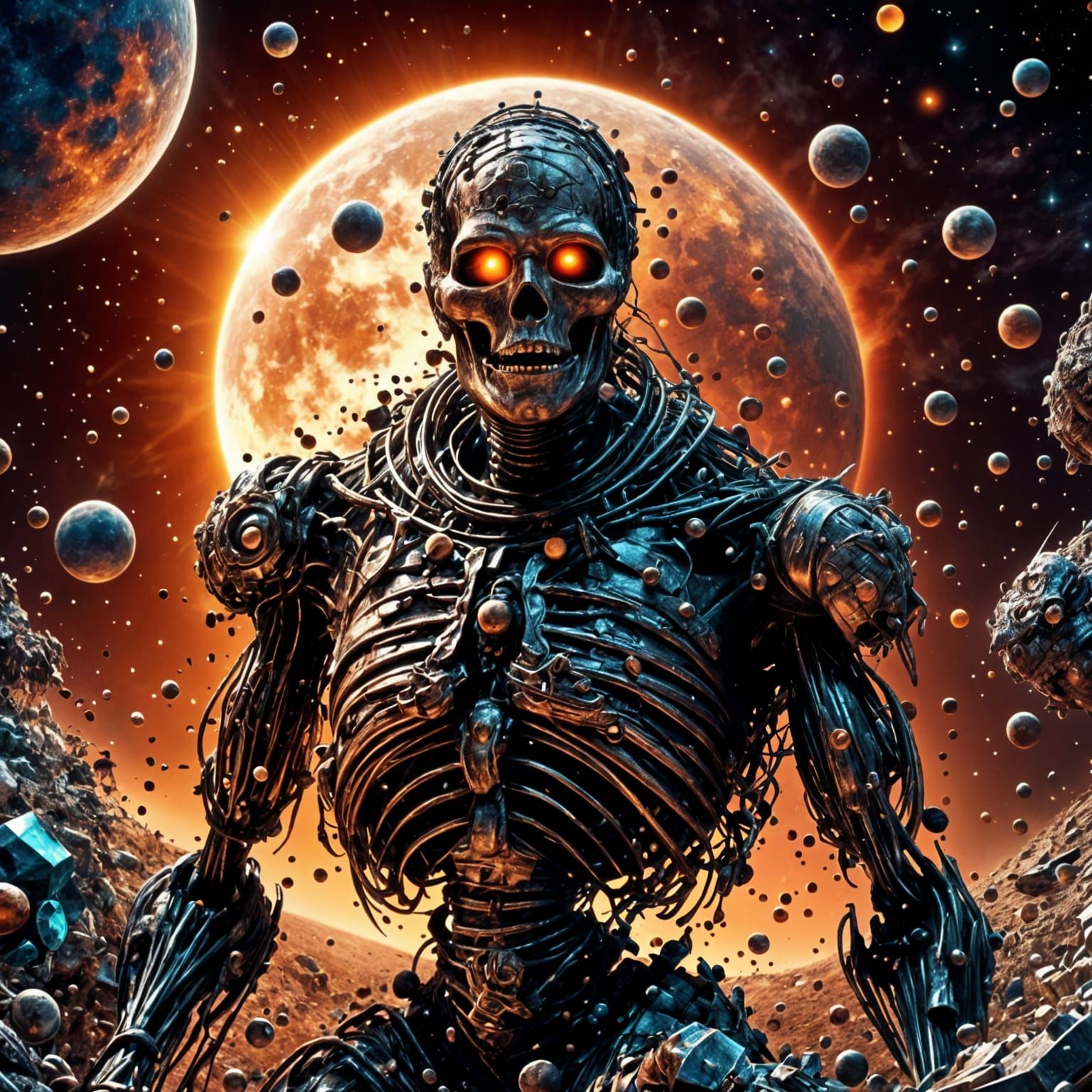 Cybernetic Mummy Monster