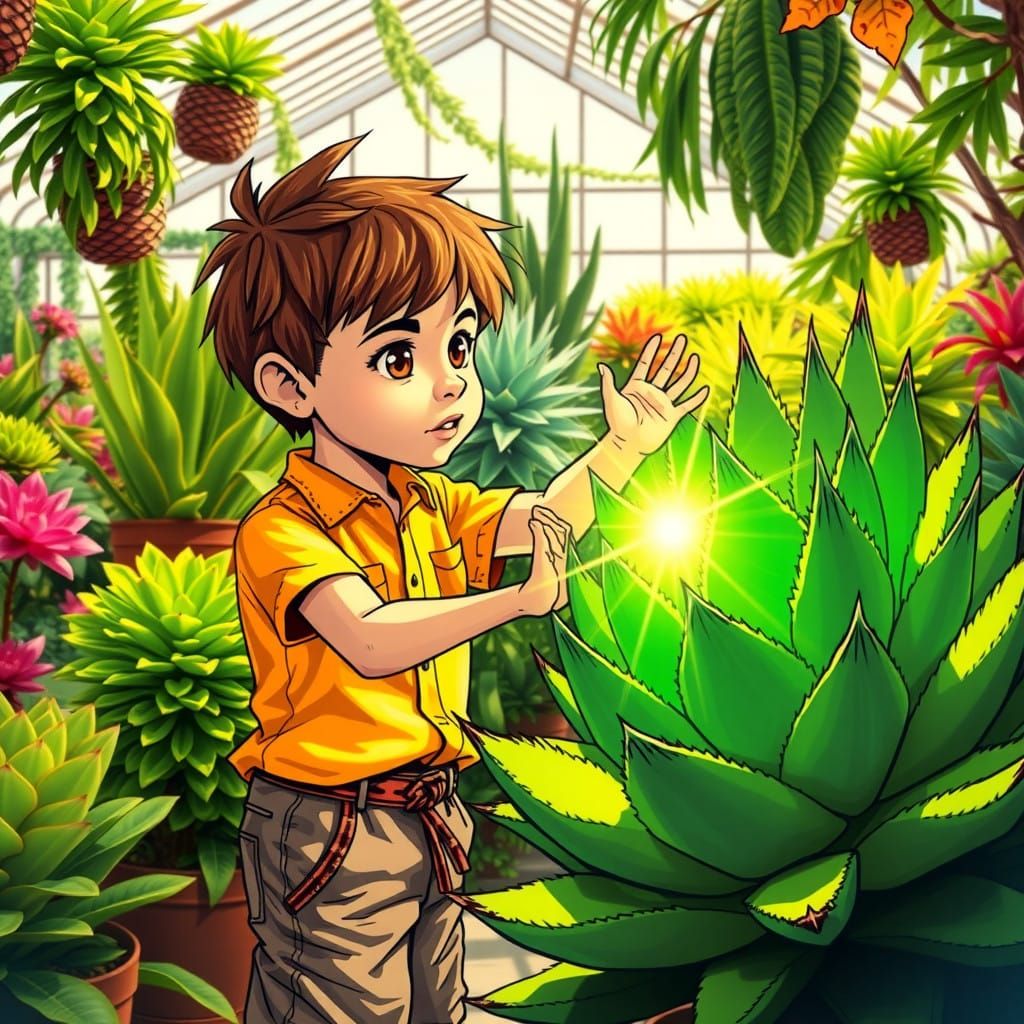 Green Skinned Boy Emerges with Superpowers