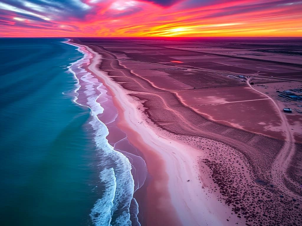 Ningaloo Coast Aerial View