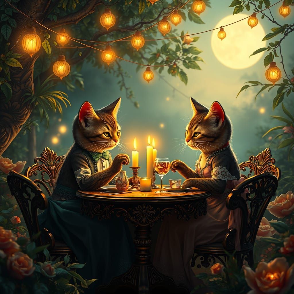 Love Blooms in a Whimsical Garden