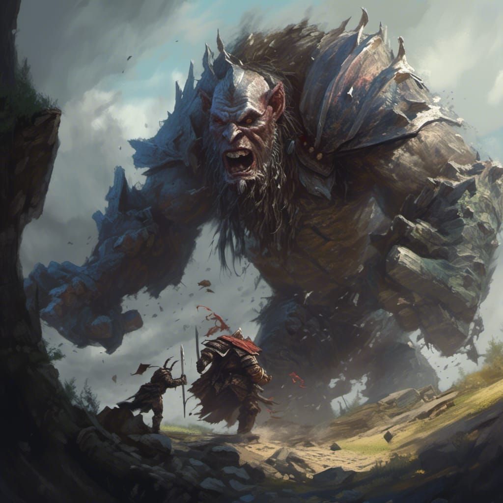 Hill Troll Battle *~