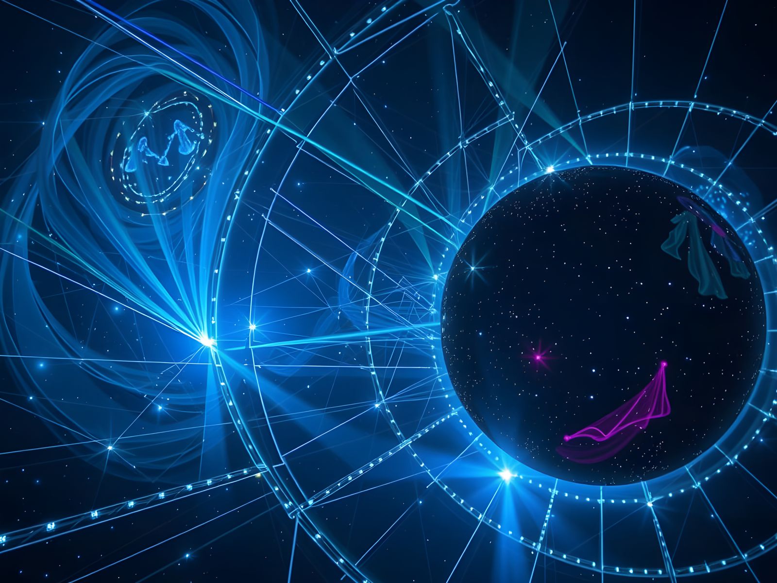 Ethereal Beyond-Dimensional Cosmos in Vibrant Colors