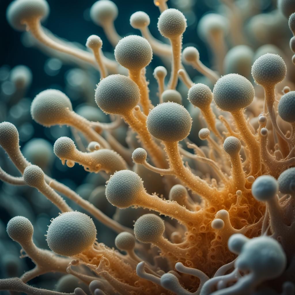 Amoebas: Microscopic World in Detailed 8K Photo