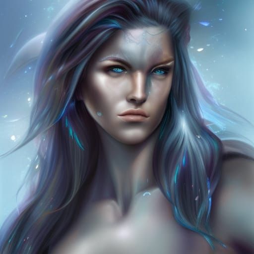 Detailed Female Centaur in Splash Art Style