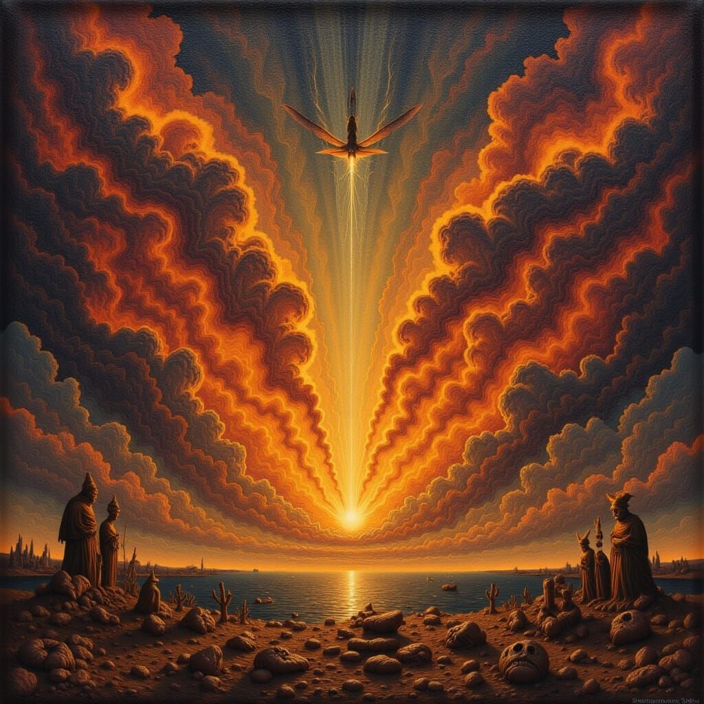 Beds are Burning: An AI Generated Interpretation