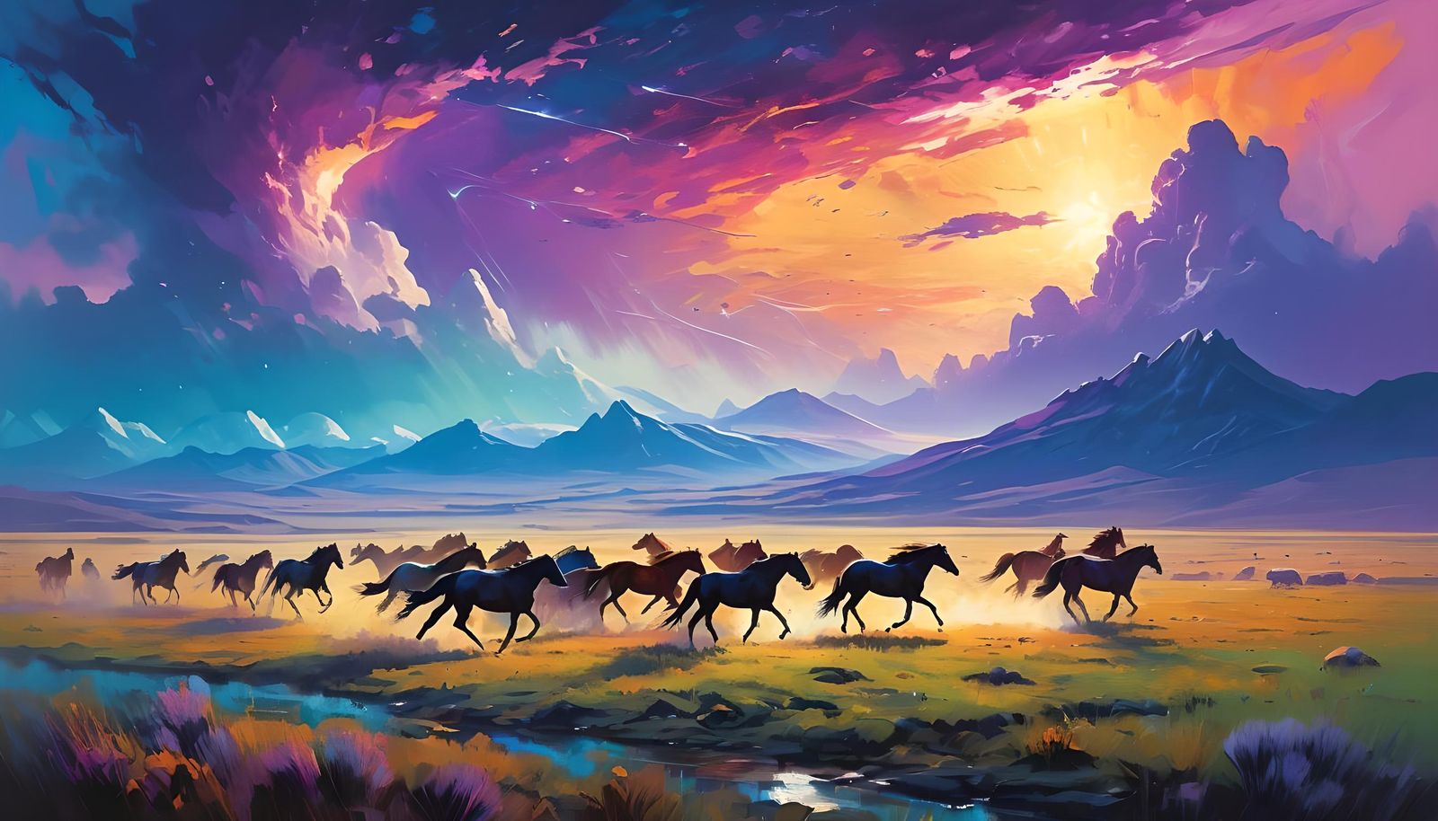 Epic Plains Landscape in Hyperrealistic Style