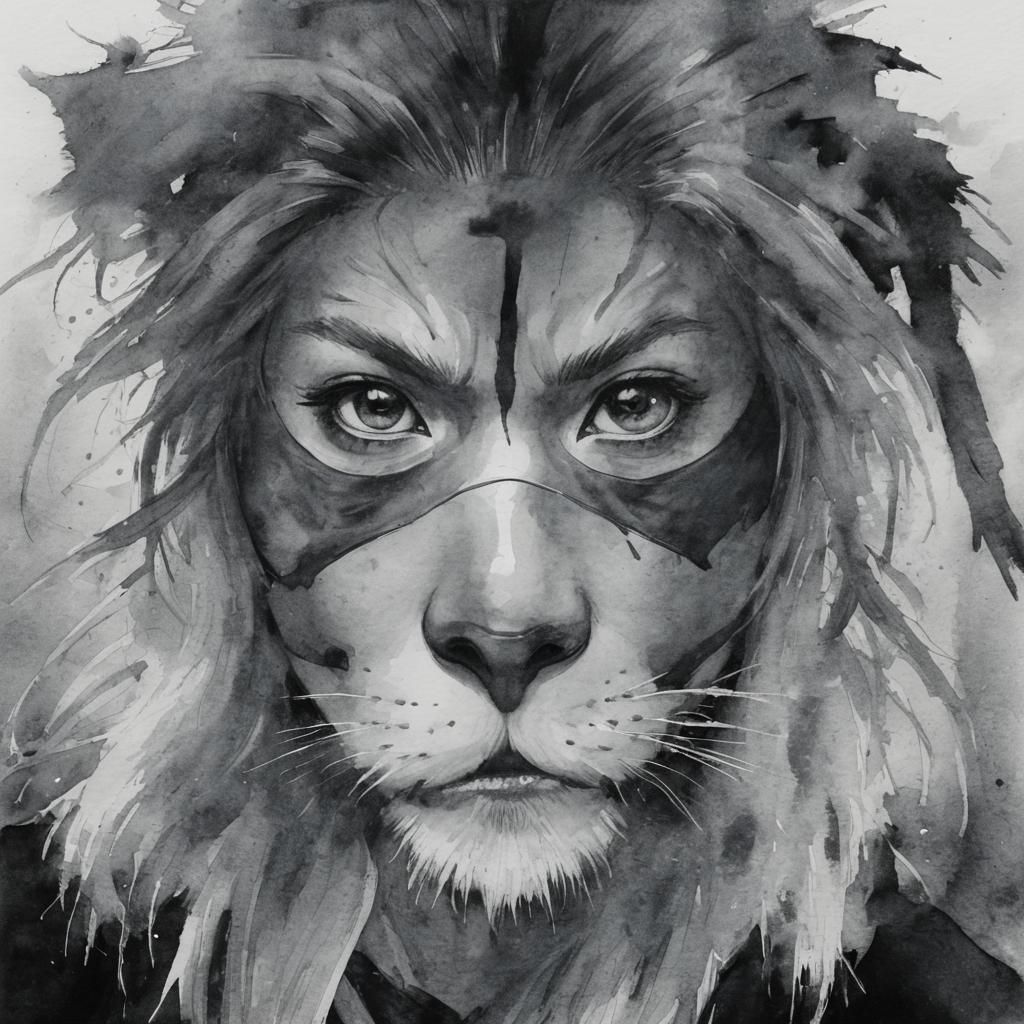 AI Generated Image of a Ninja Girl