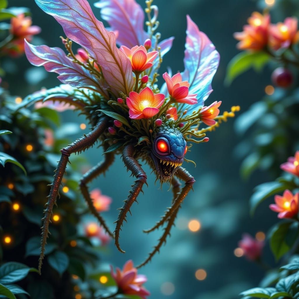 Ethereal Creatures in Vibrant Dreamscapes