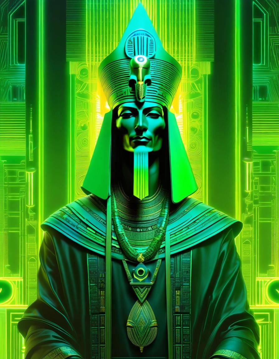 Egyptian God Ptah, who became The God of AI Art, he was revered as the ultimate source of inspiration, and creates with ...