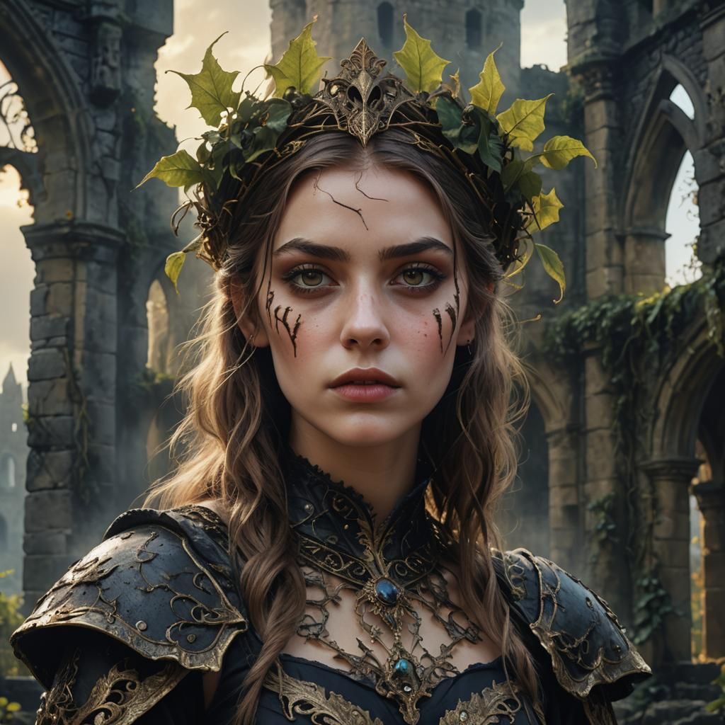 Mysterious British Enchantress Captured in Hyper-Realistic P...