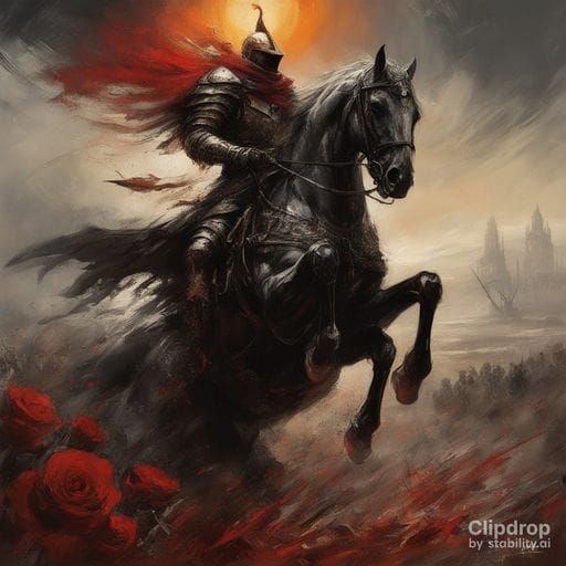 Ride of the Elden Lord: A Fantasy Scene