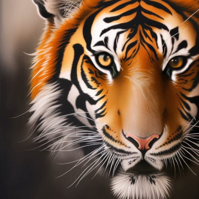 Fierce Tiger Tattoo in Neo-Traditional Style