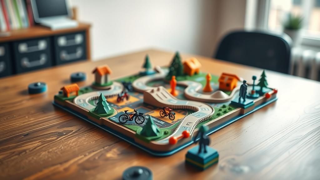 Mountain Bike Park Game: Sharp Focus Product Photo