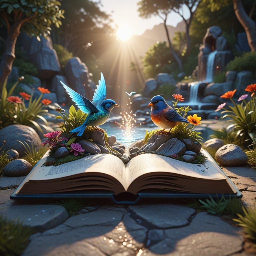 Whimsical Fairy in a Winter Wonderland: Thin Line Art Concep...