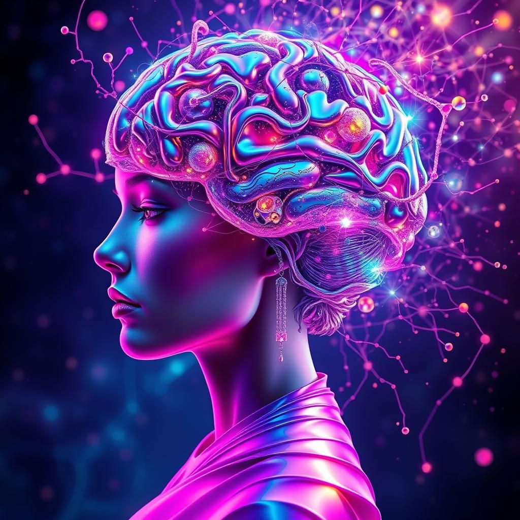 Brain as Neuroplastic Dreamscape in Digital Art