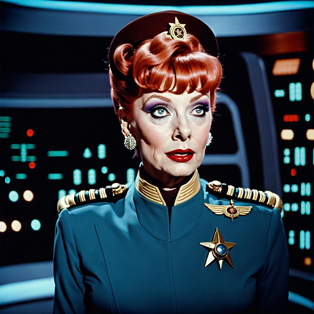 Lucille Ball as Starfleet Admiral: Cinematic Portrait