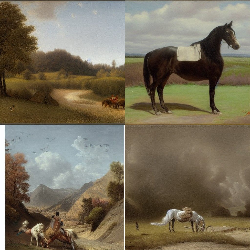 Abstract Surrealist Composition