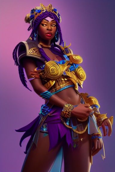 Yoruba Goddess Oya as Fortnite Character