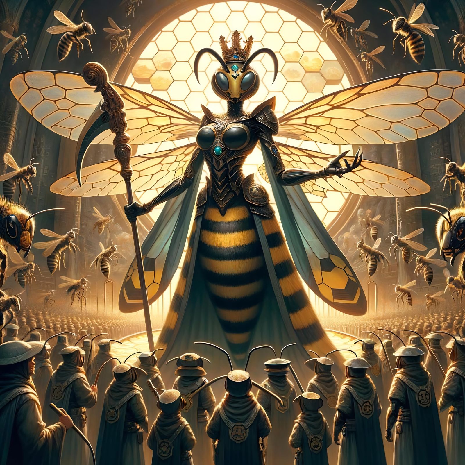 Regal Abeil Queen in Grandiose Hive