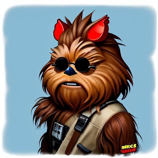 Chicken Chewbacca Hybrid Creature
