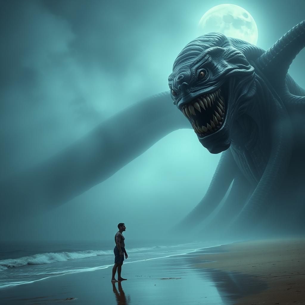 Eldritch Abomination Emerges from Mariana Trench