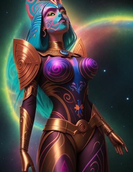 Ahsoka as Mictecacihuatl Goddess of the Cosmos