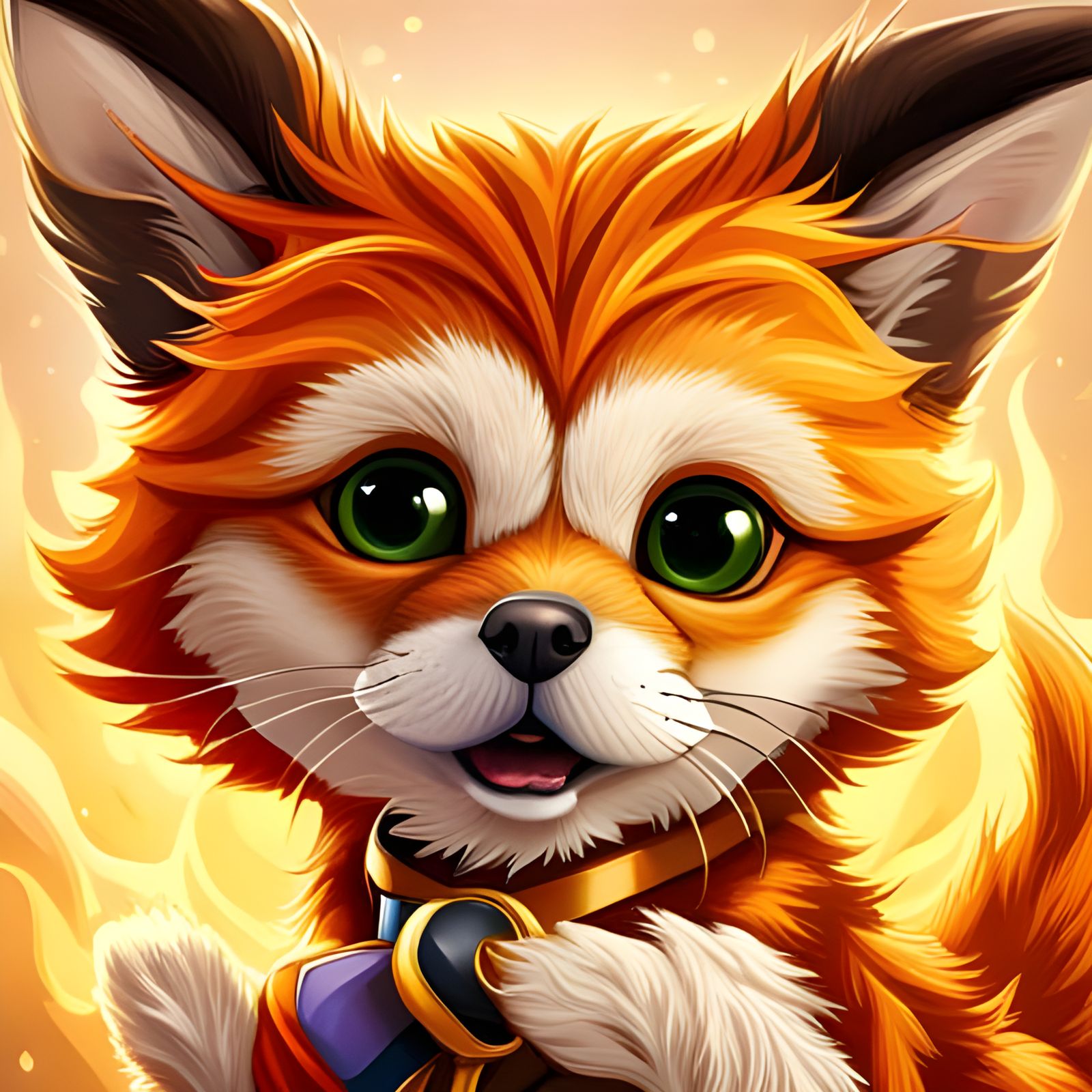 Crocheted Wookiee Yarn Art, Studio Ghibli Style