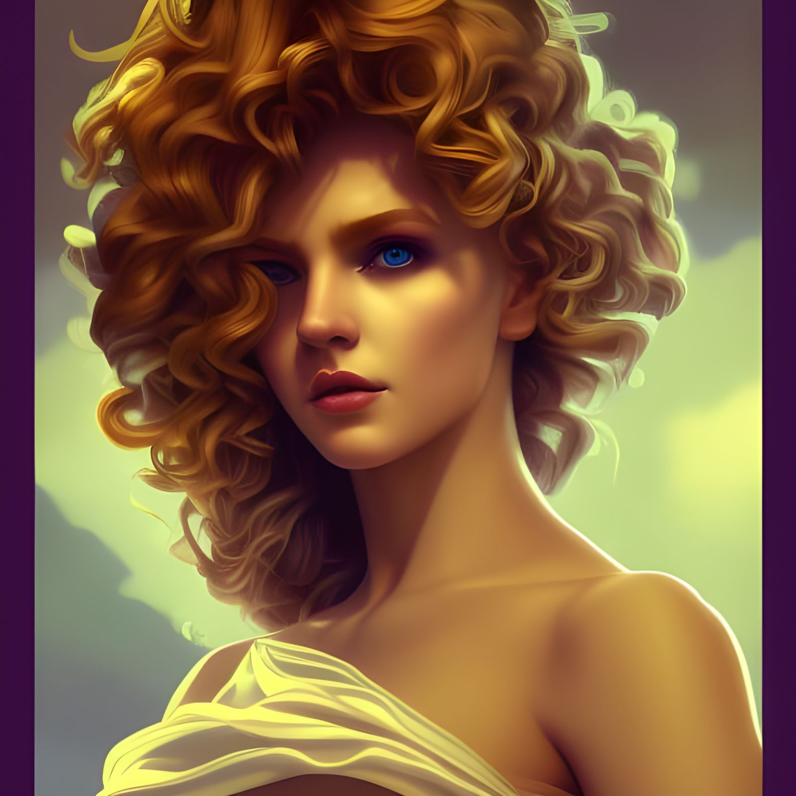 Beautiful Woman Portrait in Hyperrealistic Style