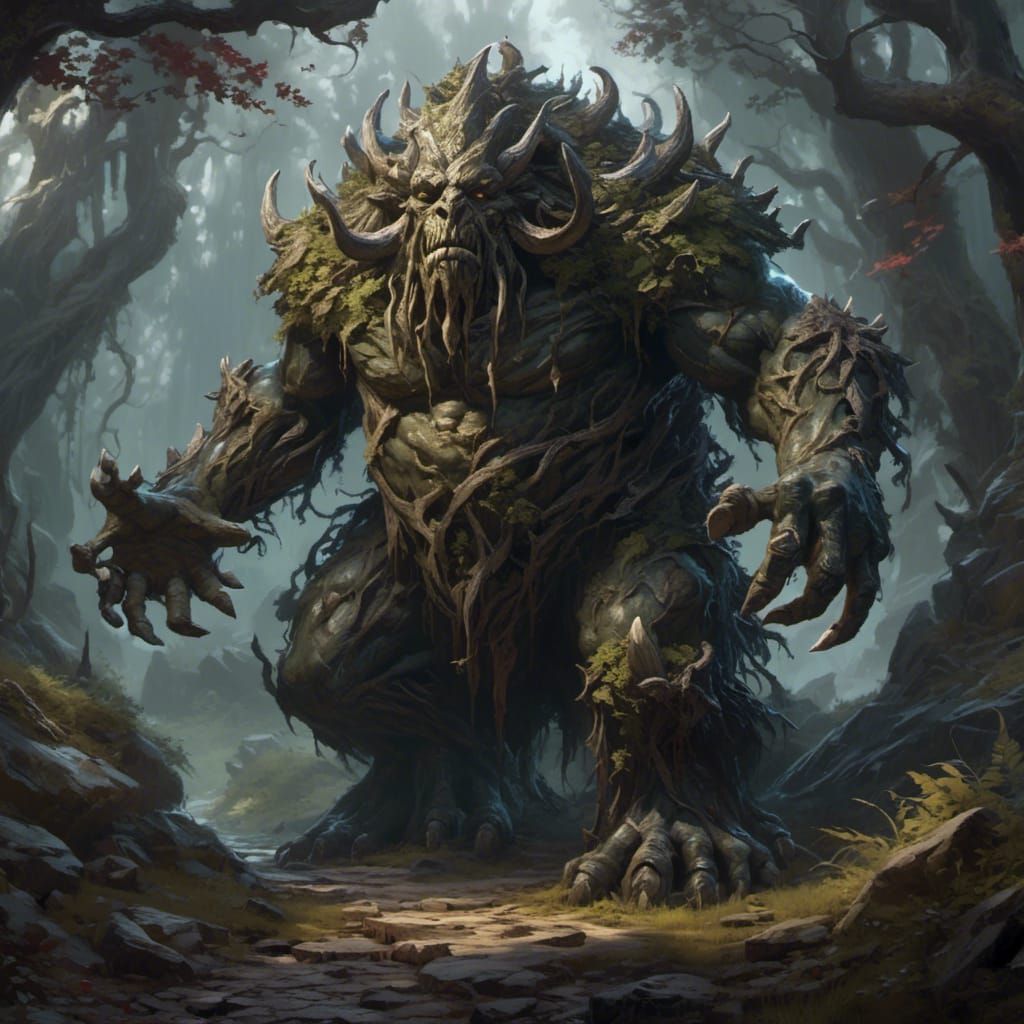Corrupted Shambling Mound from Dungeons and Dragons