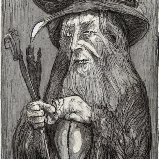 Rabbit as Gandalf, Grotesque Masterpiece