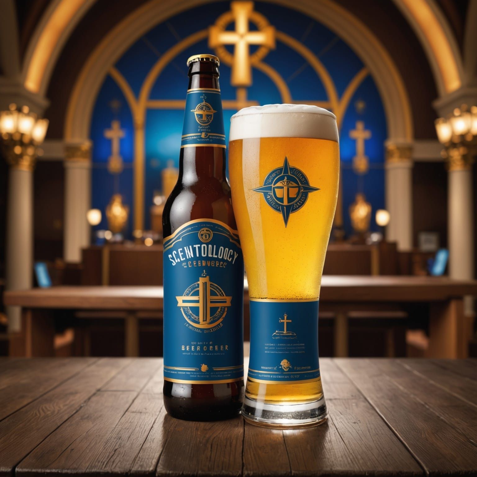 Scientology Inspired Beer Brand Design